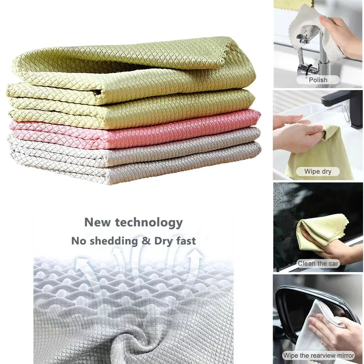 Cleanix™ Microfiber Cloths (5 pack)